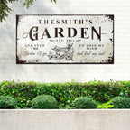 Family Garden Sign