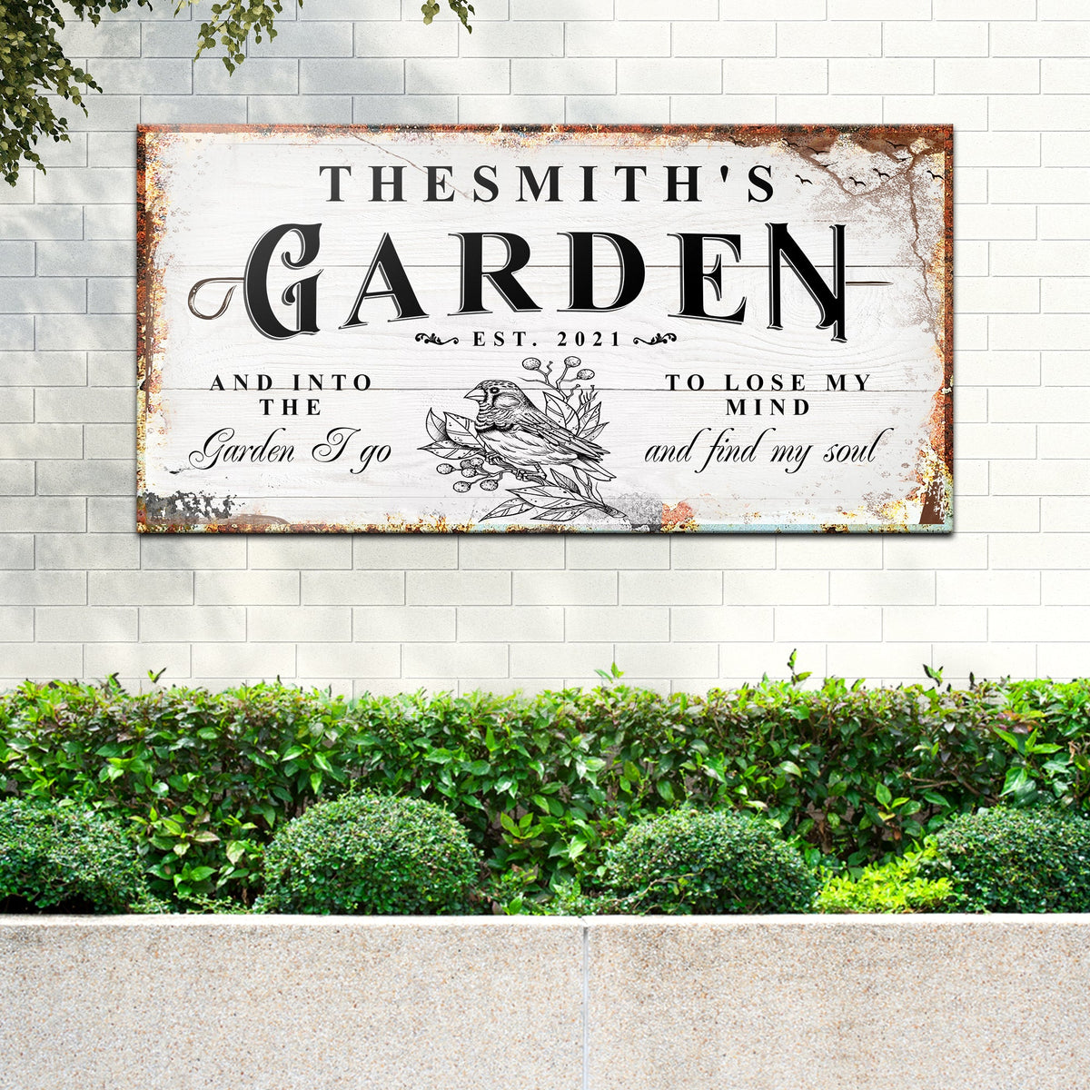 Family Garden Sign