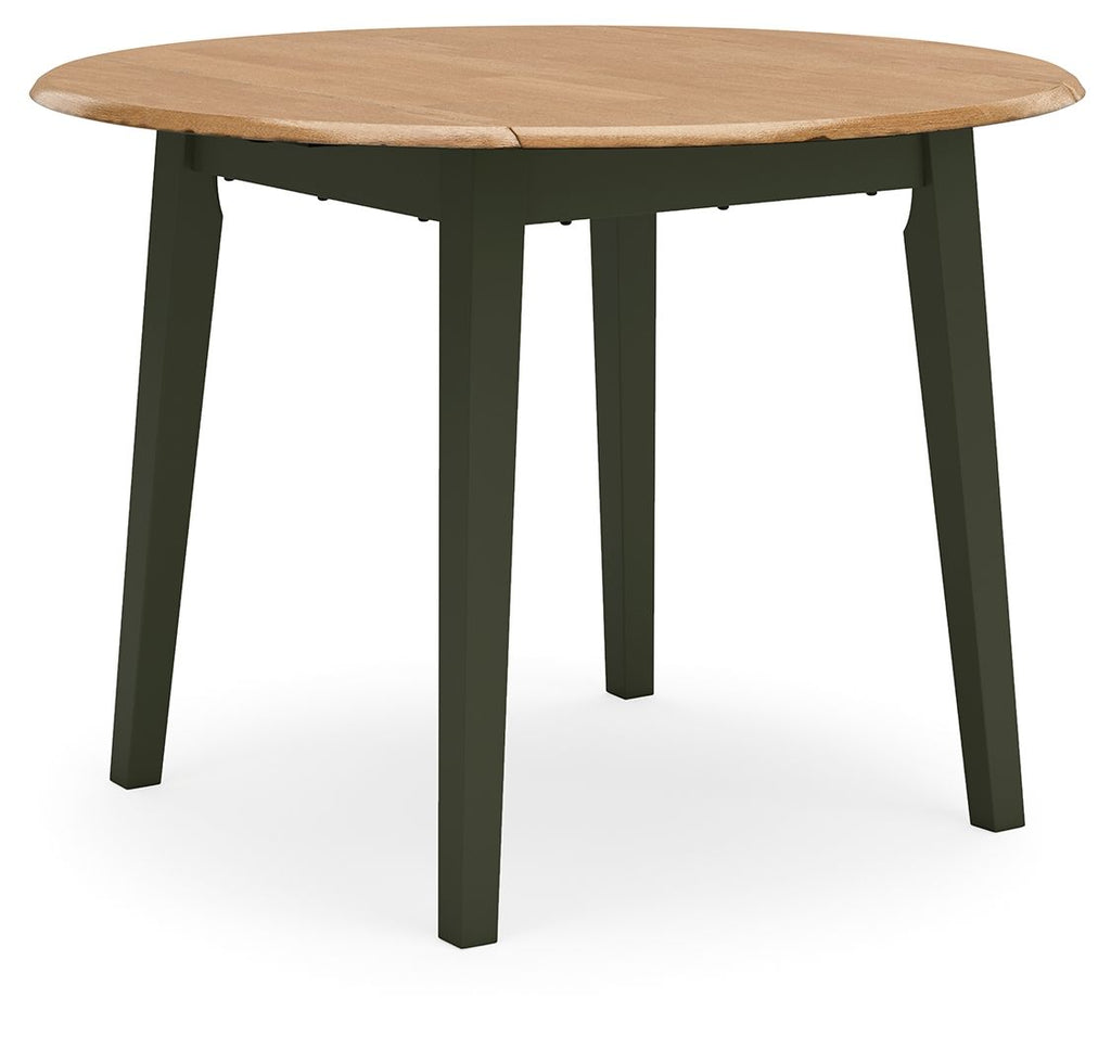 Gesthaven - Round Dining Room Drop Leaf Table Set