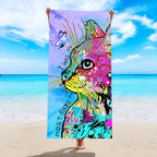 Quick-drying Microfiber Beach Bath Towel Double-sided Velvet