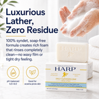 HARP® Fresh Sport Body Wash Bar – pH-Balanced, Soap-Free, 5 oz