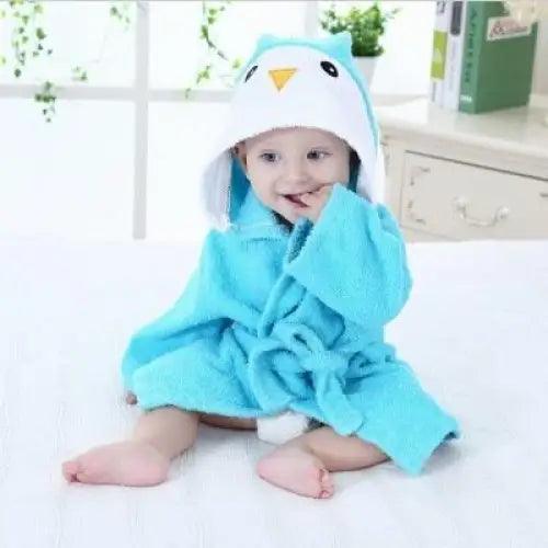 Baby Cute Mini Cartoon Bathrobes Soft Comfortable Bathrobe Warm Bath Towel For Babies Infants Beach Indoor Towel Durable Blankets