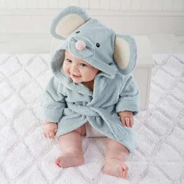 Baby Cute Mini Cartoon Bathrobes Soft Comfortable Bathrobe Warm Bath Towel For Babies Infants Beach Indoor Towel Durable Blankets