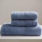 Minimalist Square Cotton Bath Towel Set