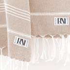 Istanbul Classic Turkish Hand Towel Set for Kitchen, Bath, Beach, Gym, Yoga and Travel