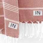 Istanbul Classic Turkish Hand Towel Set for Kitchen, Bath, Beach, Gym, Yoga and Travel