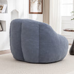 Comfy Bean Bag Chair With Memory Foam Filler, Tufted Soft