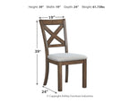 Moriville - Dining UPH Side Chair (Set of 2) - Beige