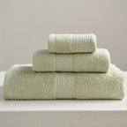 Minimalist Square Cotton Bath Towel Set