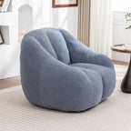 Comfy Bean Bag Chair With Memory Foam Filler, Tufted Soft