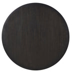 Leandro 7-piece Round Dining Table Set Burnished Black