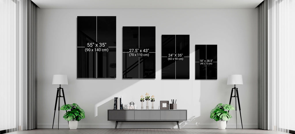 Colorful Patterns Glass Wall Art