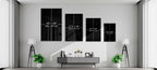 Colorful Patterns Glass Wall Art