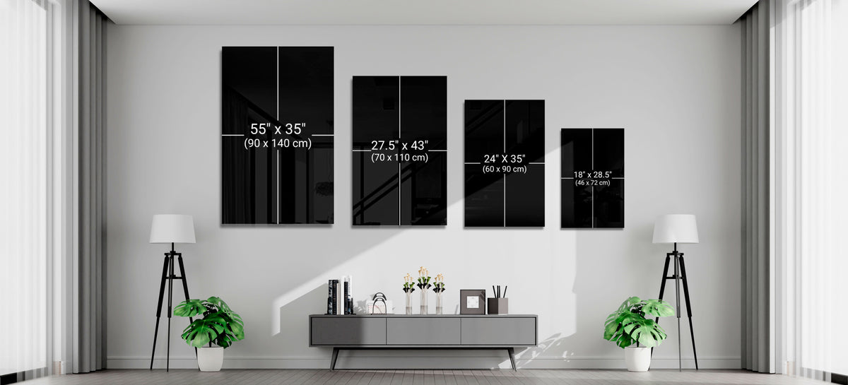 Colorful Patterns Glass Wall Art