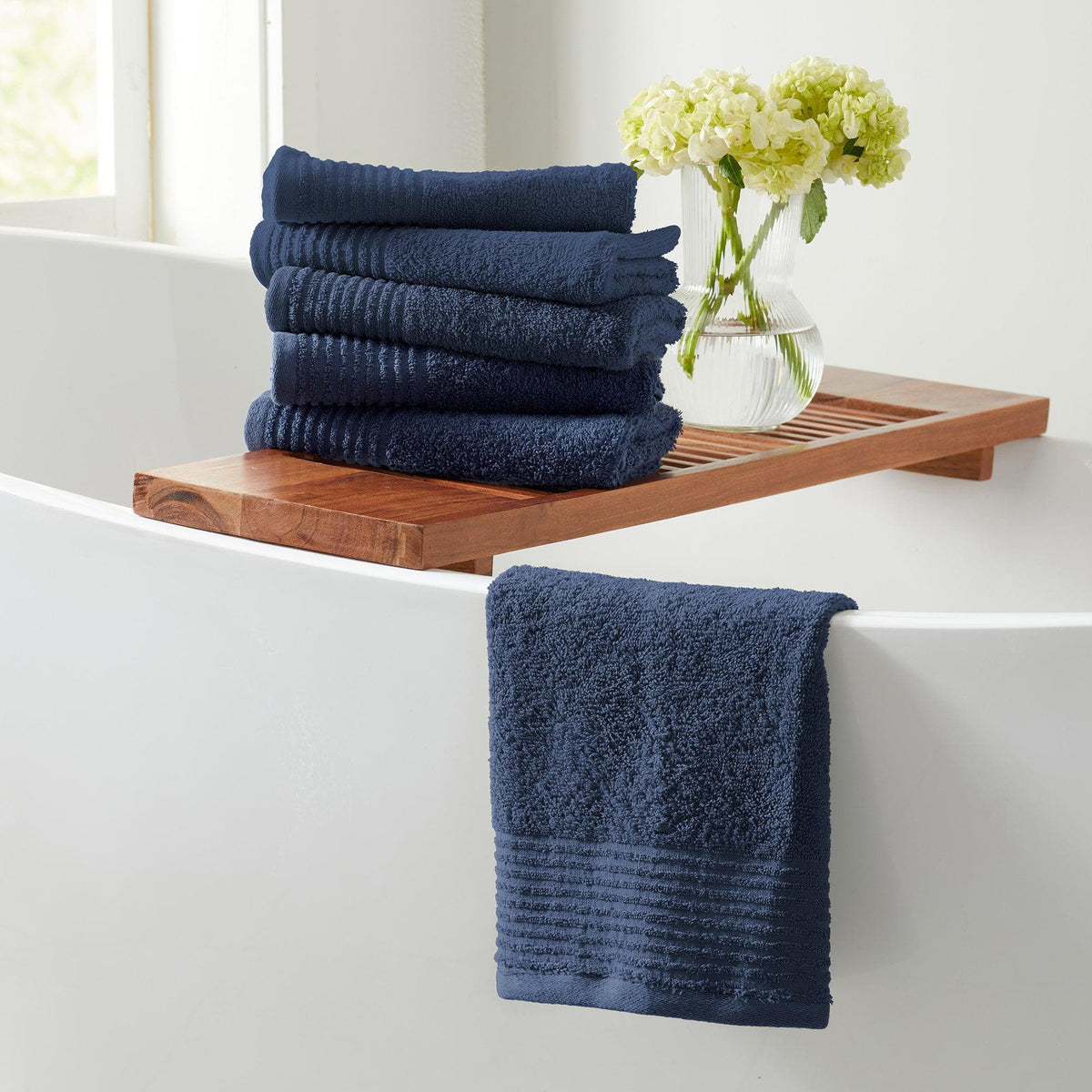 6 Piece Set Cotton Bath Towels - Kasper Collection