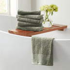 6 Piece Set Cotton Bath Towels - Kasper Collection