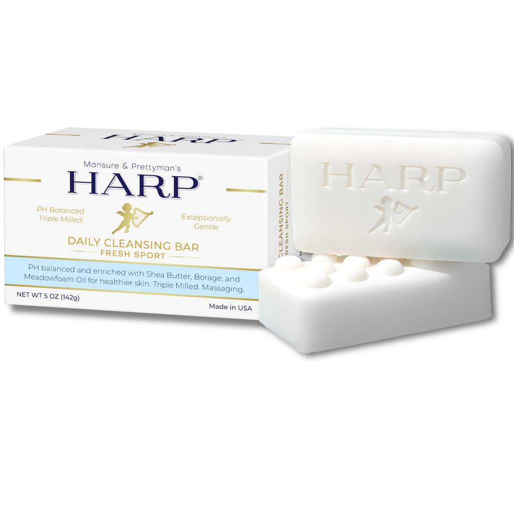 HARP® Fresh Sport Body Wash Bar – pH-Balanced, Soap-Free, 5 oz