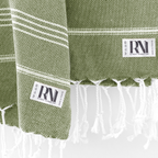Istanbul Classic Turkish Hand Towel Set for Kitchen, Bath, Beach, Gym, Yoga and Travel