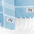 Istanbul Classic Turkish Hand Towel Set for Kitchen, Bath, Beach, Gym, Yoga and Travel