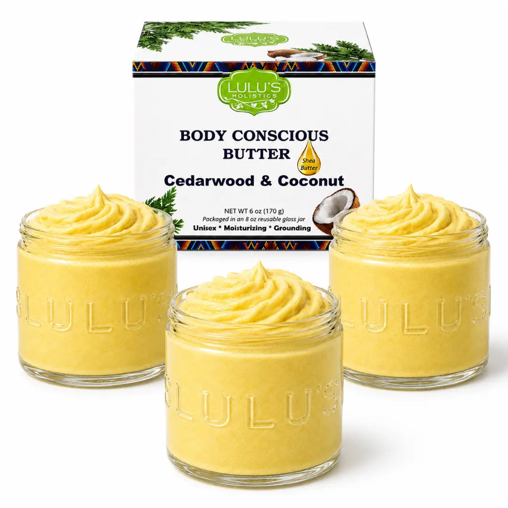 Cedarwood & Coconut Whipped Body Butter – Deep Moisture for Dry Skin