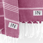 Istanbul Classic Turkish Hand Towel Set for Kitchen, Bath, Beach, Gym, Yoga and Travel