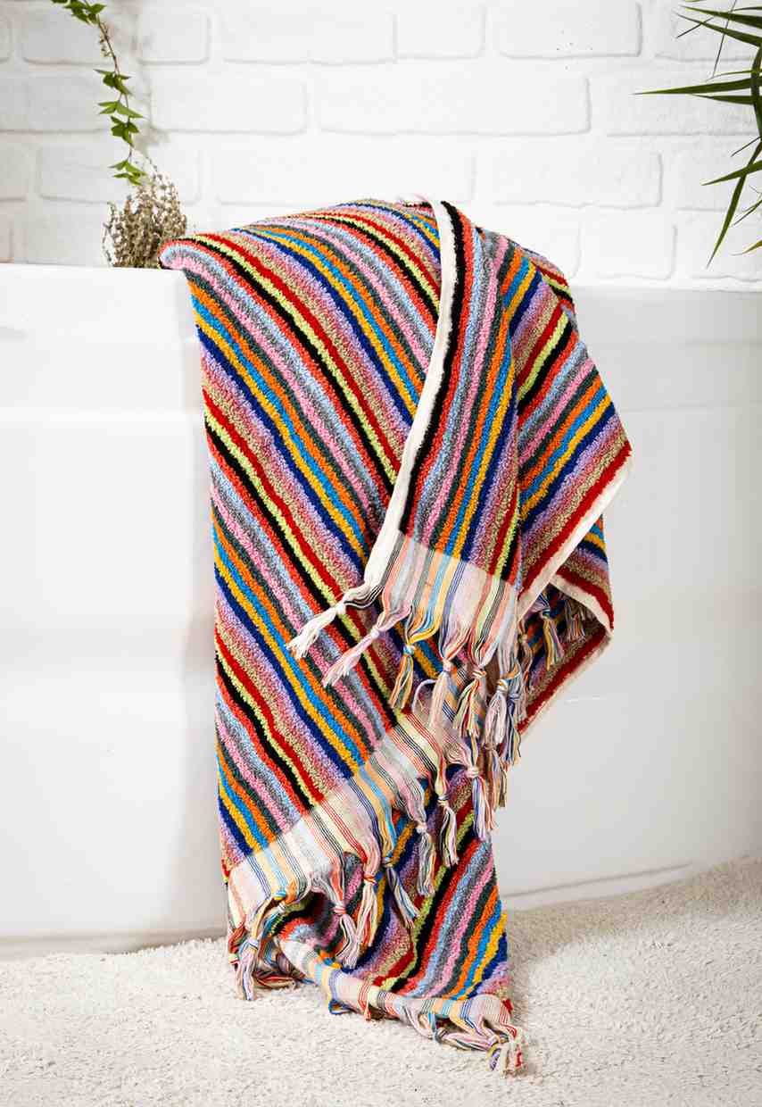 Striped Bath Towel