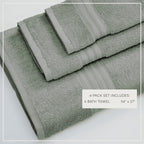 Cotton Terry Bath Towel Set - Cooper Collection