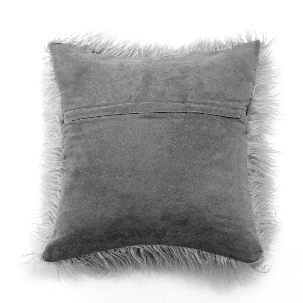 Soft Fur Polyester Cotton Pillow Covers Cushion Covers Luxury Soft Decorative Pillow Covers Home Decor Pillow Covers Living Room Bedroom Decorative Pillowcase Shaggy Fluffy Cover 45x45CM