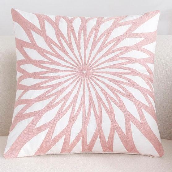 Solid Geometric Cushion Cover Pink Gray Blue Modern Decorative Throw Pillow Case Cushion Case for Room Bedroom Room Decorative Sofa Cushions Throw Pillows Cotton Pillow Covers Pillowcases 45x45