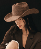 Ames Packable Straw Cowboy Hat