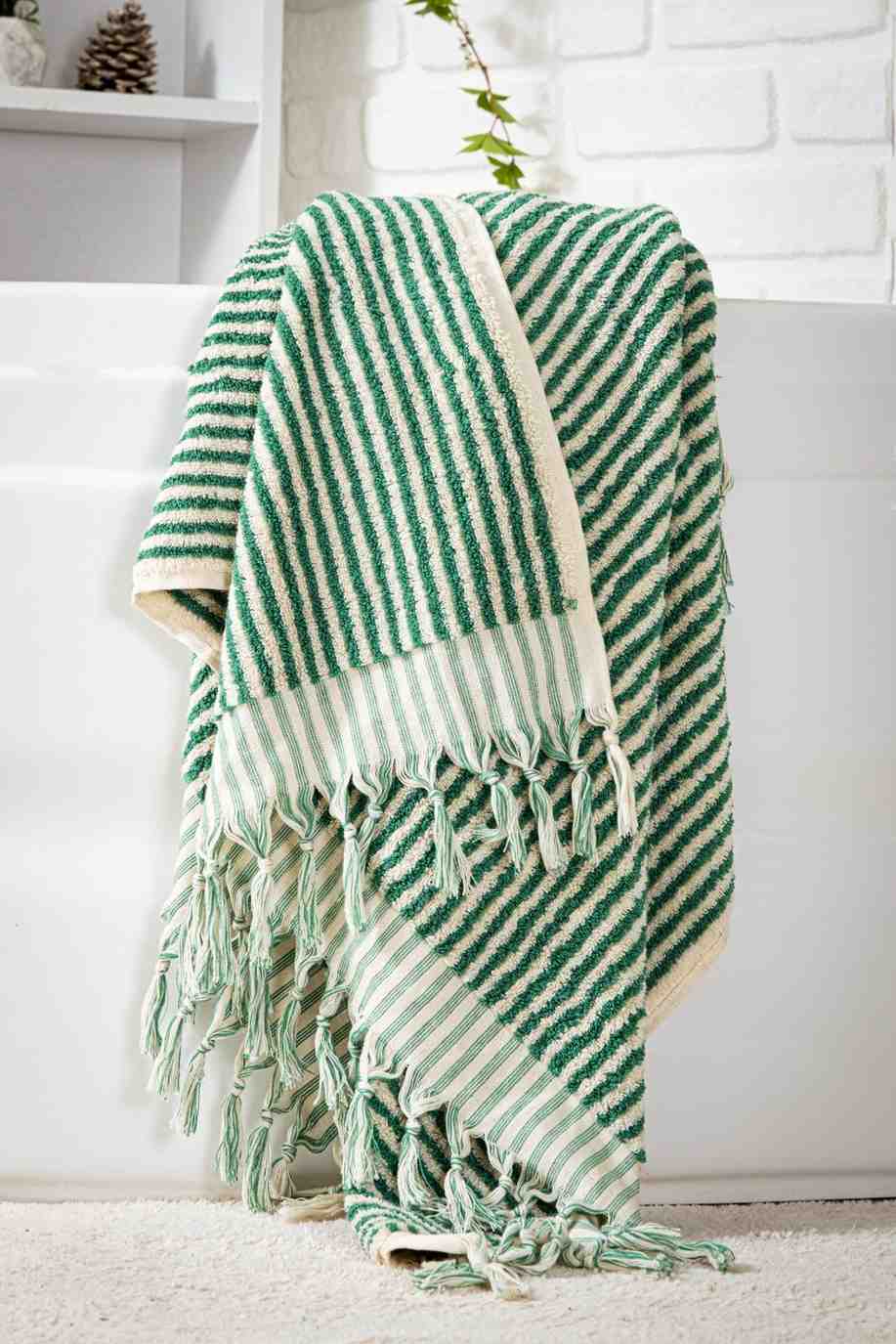 Striped Bath Towel