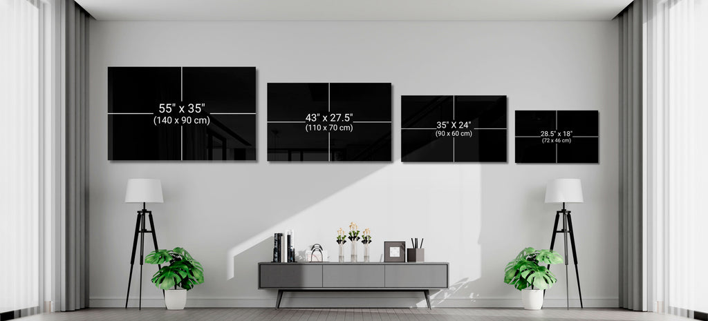 Colorful Patterns Glass Wall Art