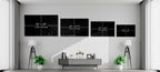 Colorful Patterns Glass Wall Art